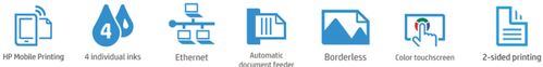 OfficeJet Pro 7740 spec icons